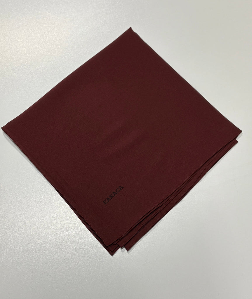 Premium Karaca 120cm Square  Luxury Chiffon Plain Hijab
