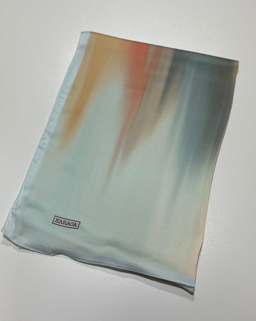 Premium Karaca Multi-Colour Ombre Satin Long Hijab