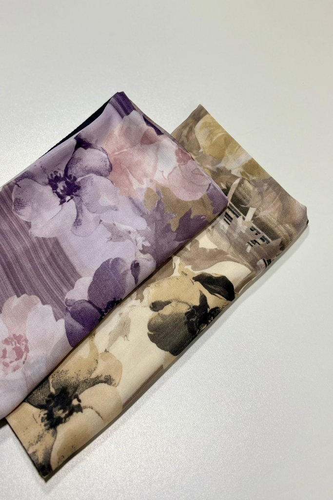 Premium Karaca 120cm Crepe Square hijab Vintage Bloom