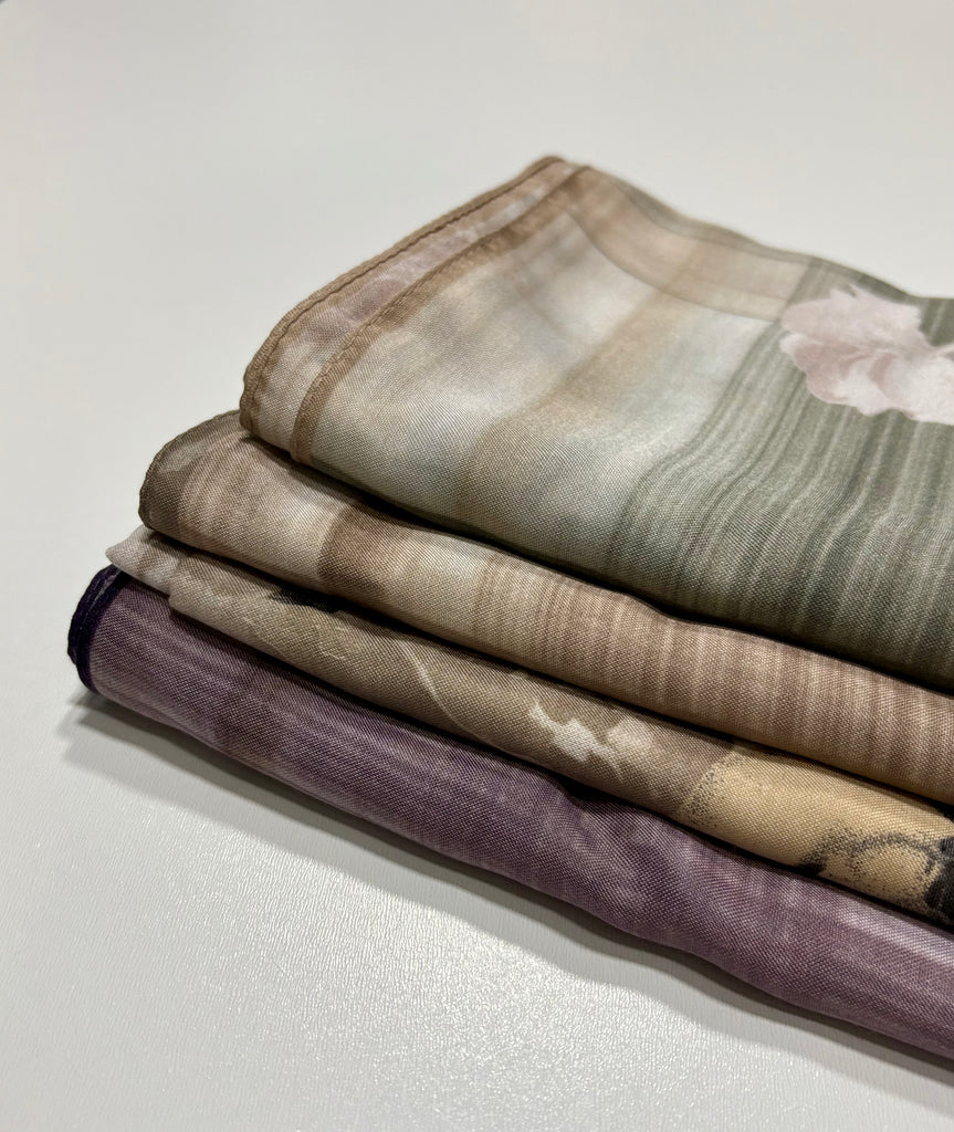 Premium Karaca 120cm Crepe Square hijab Vintage Bloom
