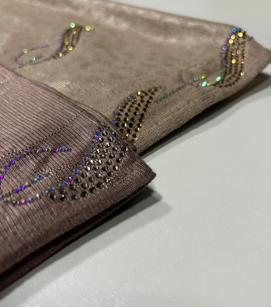 Chally Diamante Jersey Hijab Pattern 5