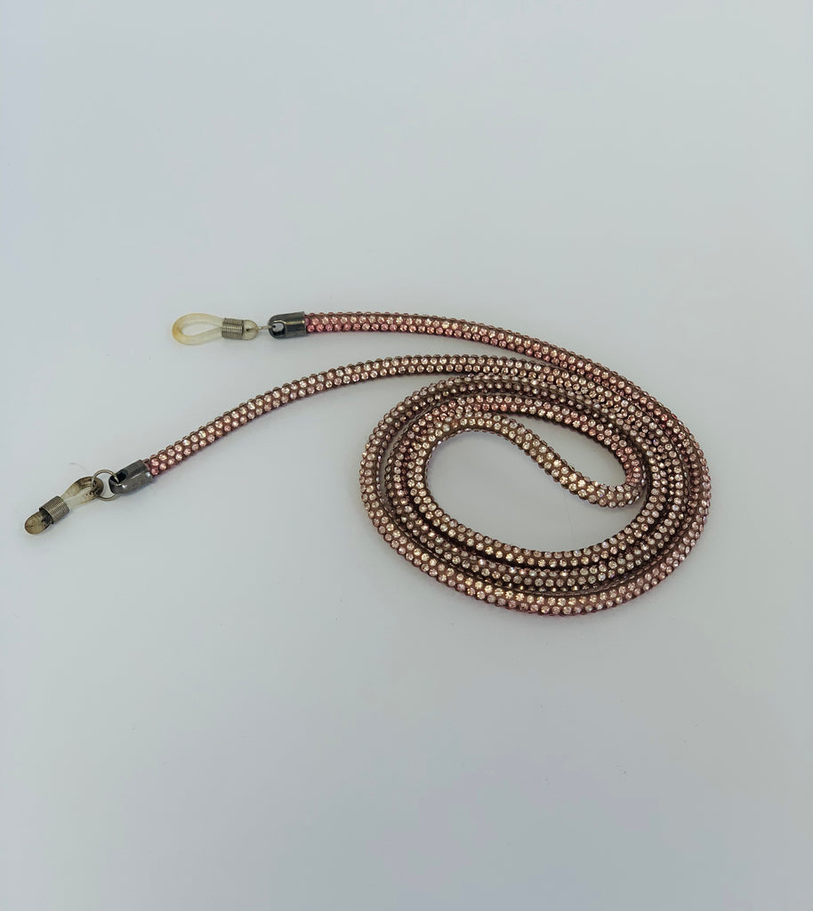 Crystal Diamante Embellished Eyeglasses Chain