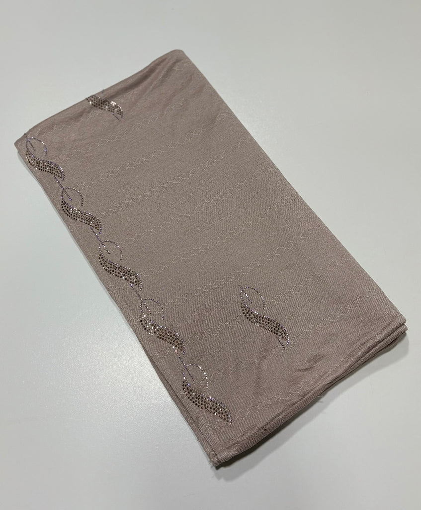 Chally Diamante Jersey Hijab Pattern 5