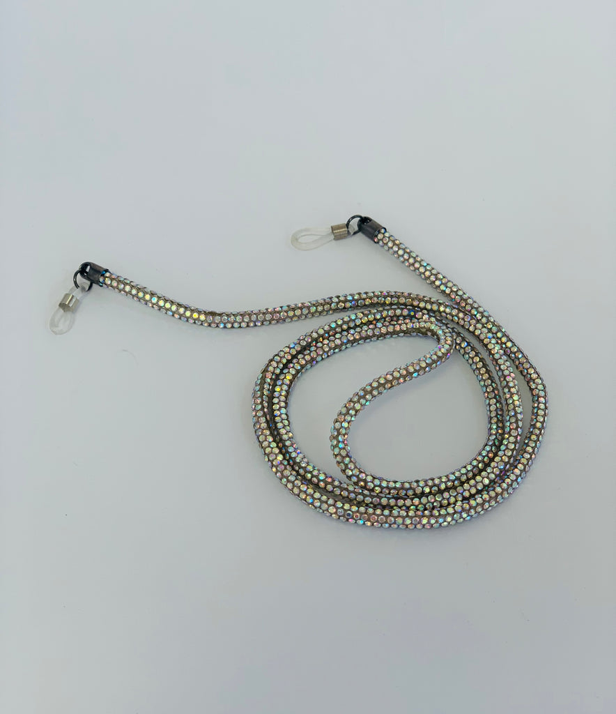 Crystal Diamante Embellished Eyeglasses Chain