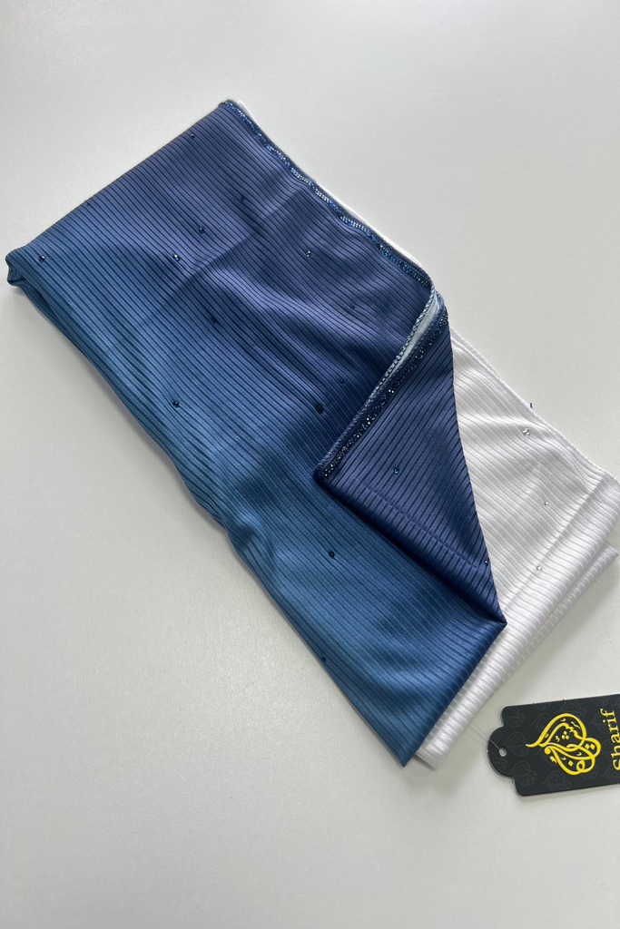 Sharif Ombre Spotted Diamante Long Jersey Hijab