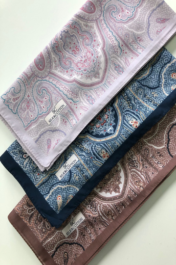 Premium Karaca Paisley Cotton Long Hijab