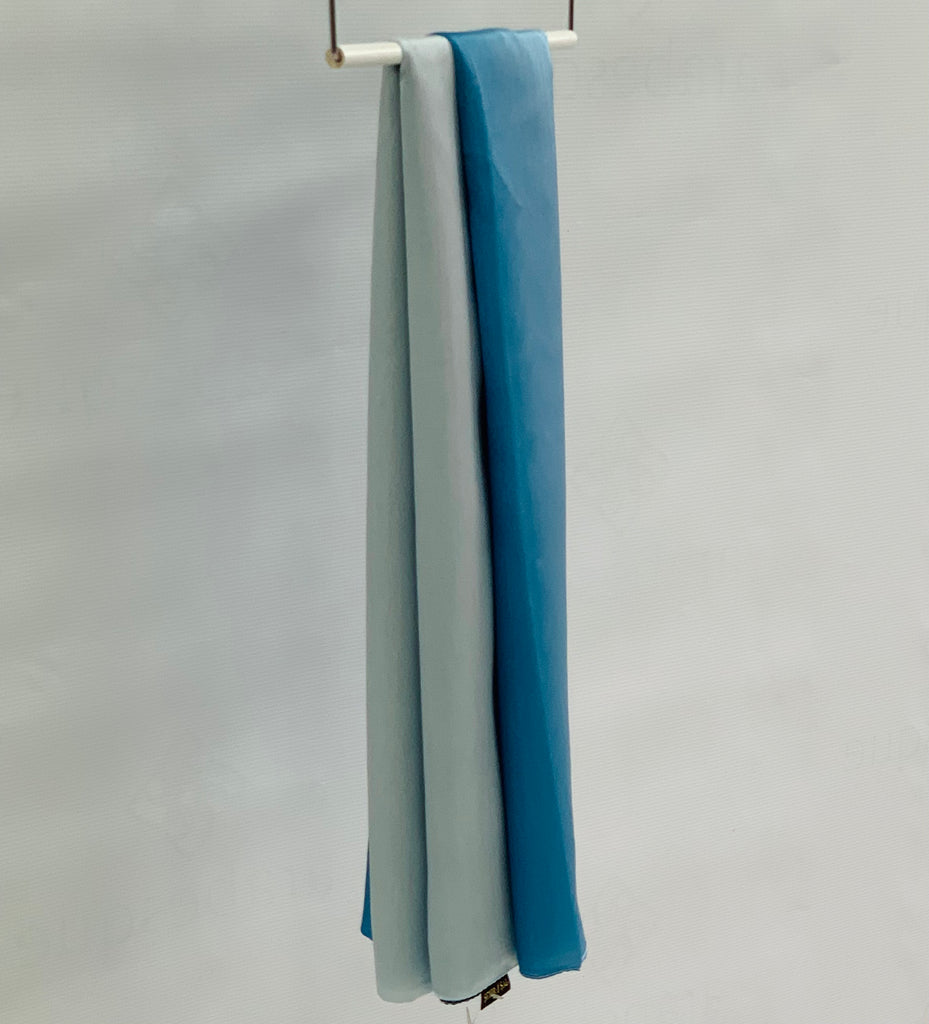 Ombre Satin Crepon Long Hijab