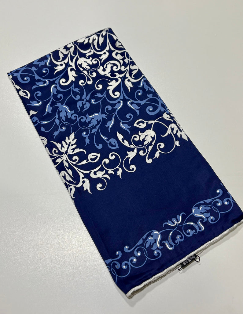 Premium Burden 100cm Square Damask Pattern Silky Hijab