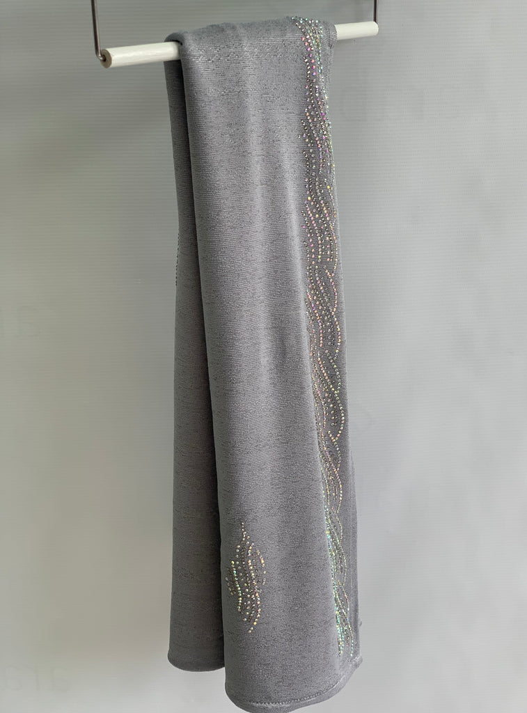 Chally Diamante Jersey Hijab Pattern 1