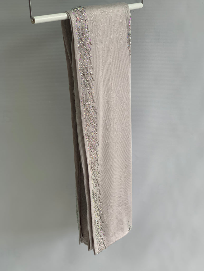 Chally Diamante Jersey Hijab Pattern 1