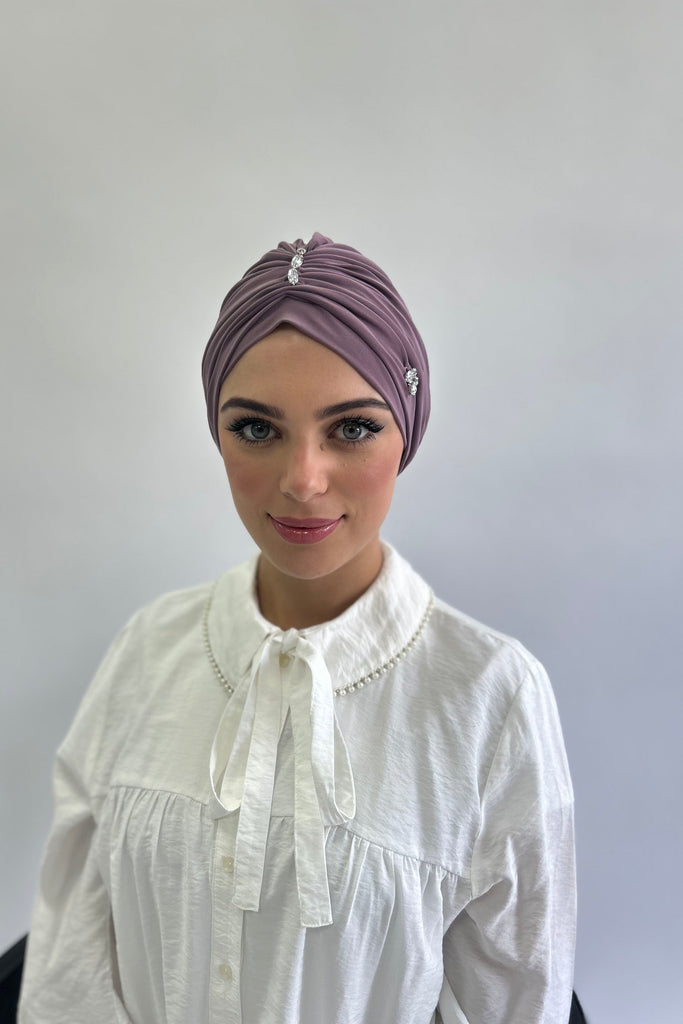 Silver Beads Turban