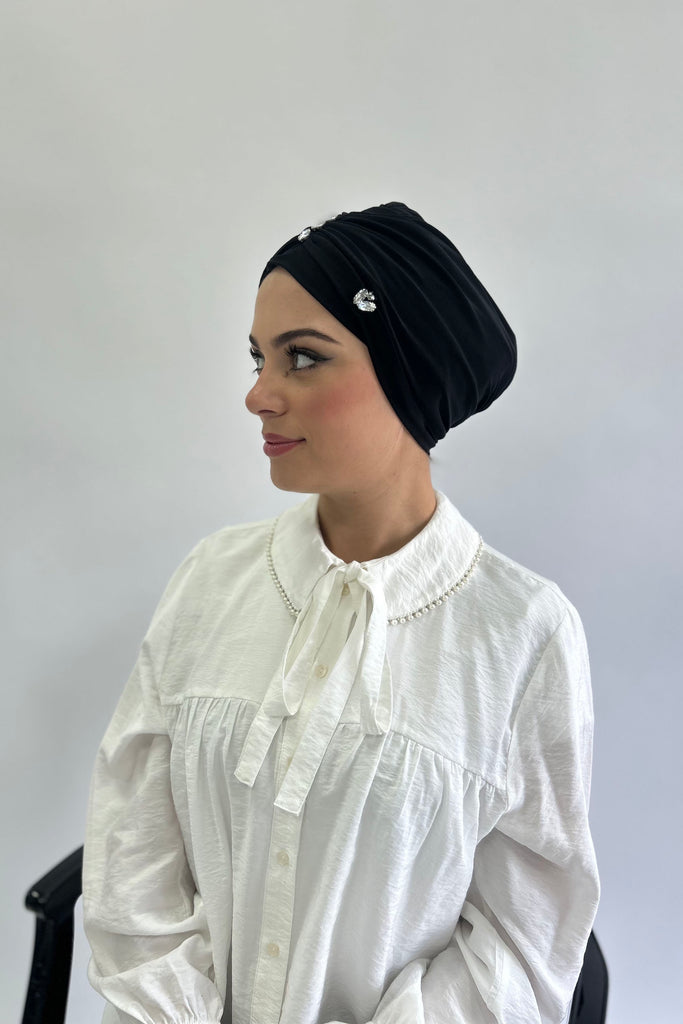 Silver Beads Turban