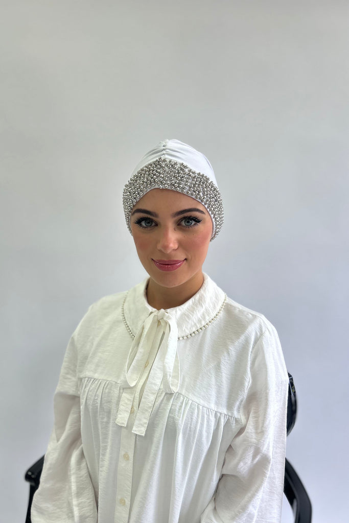 Pearly Embellished Turban