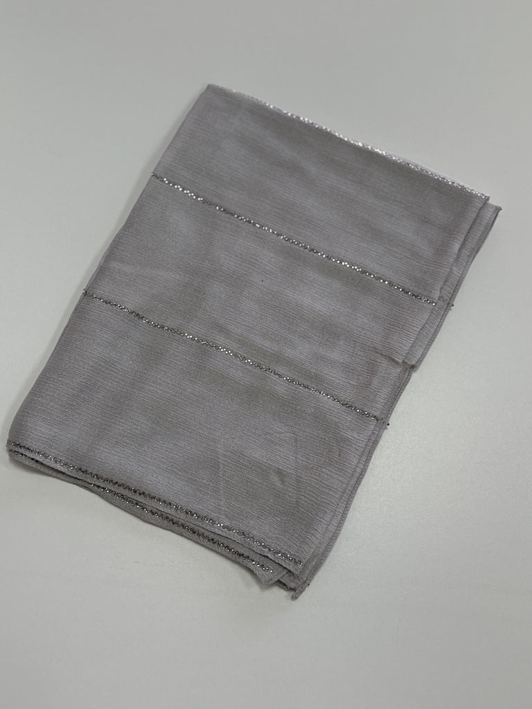 Kashkha shimmer  chiffon Long Hijab