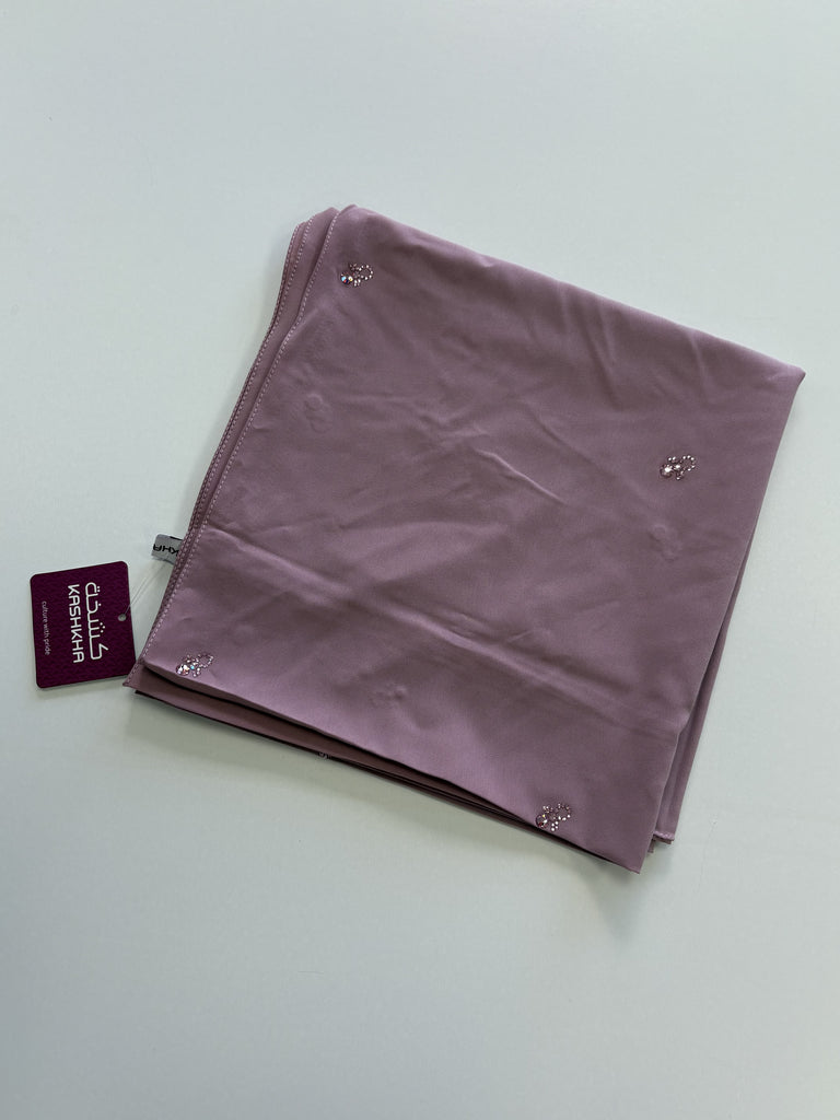 Kashkha 110cm Square Sparkle Accent Chiffon Hijab