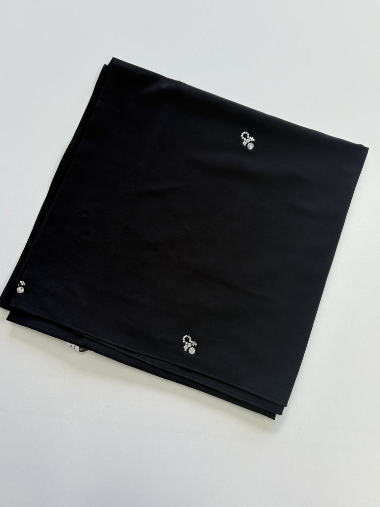 Kashkha 110cm Square Sparkle Accent Chiffon Hijab