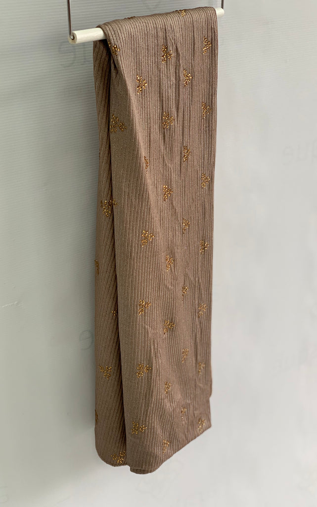 Ribbed Jersey Stone Work Hijab