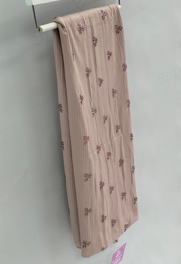 Ribbed Jersey Stone Work Hijab