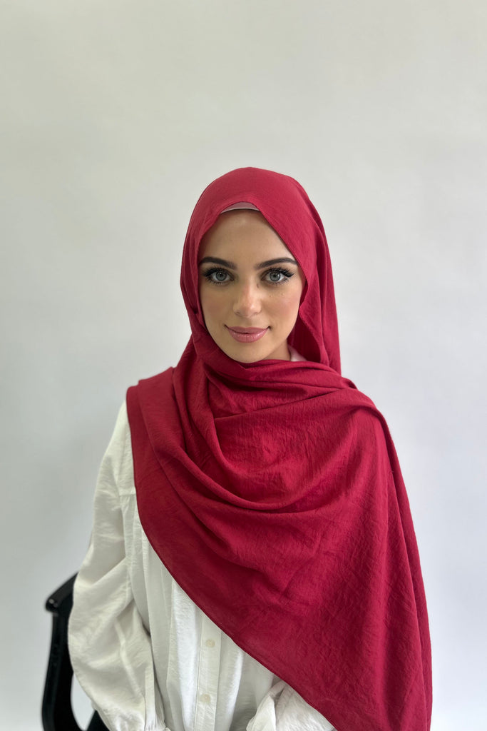 Plain Soft Cotton Turkish Long hijab