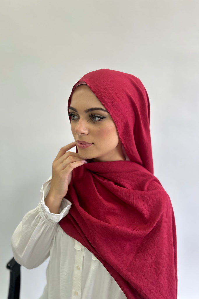 Plain Soft Cotton Turkish Long hijab