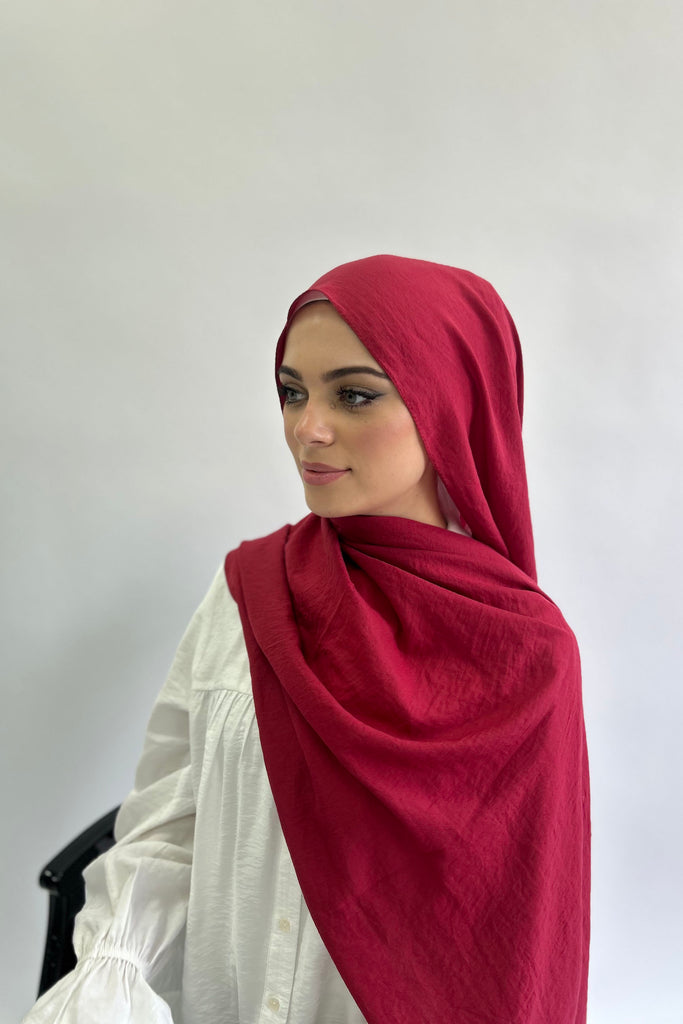Plain Soft Cotton Turkish Long hijab