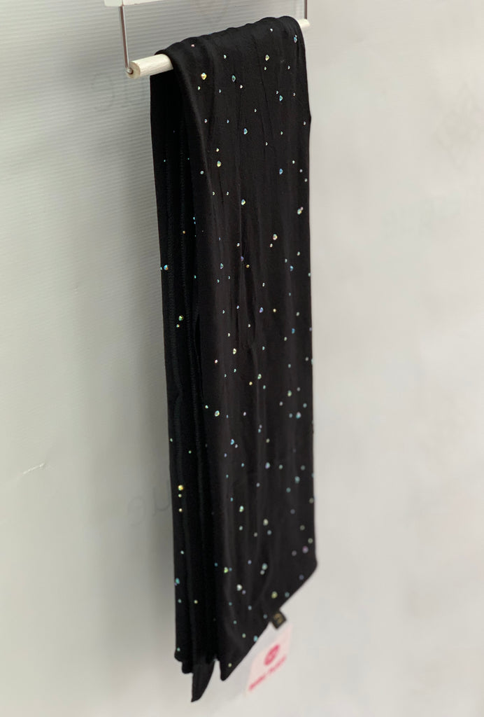 Spotted Diamante Cotton Blend Jersey Hijab