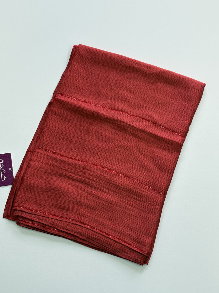 Kashkha shimmer  chiffon Long Hijab