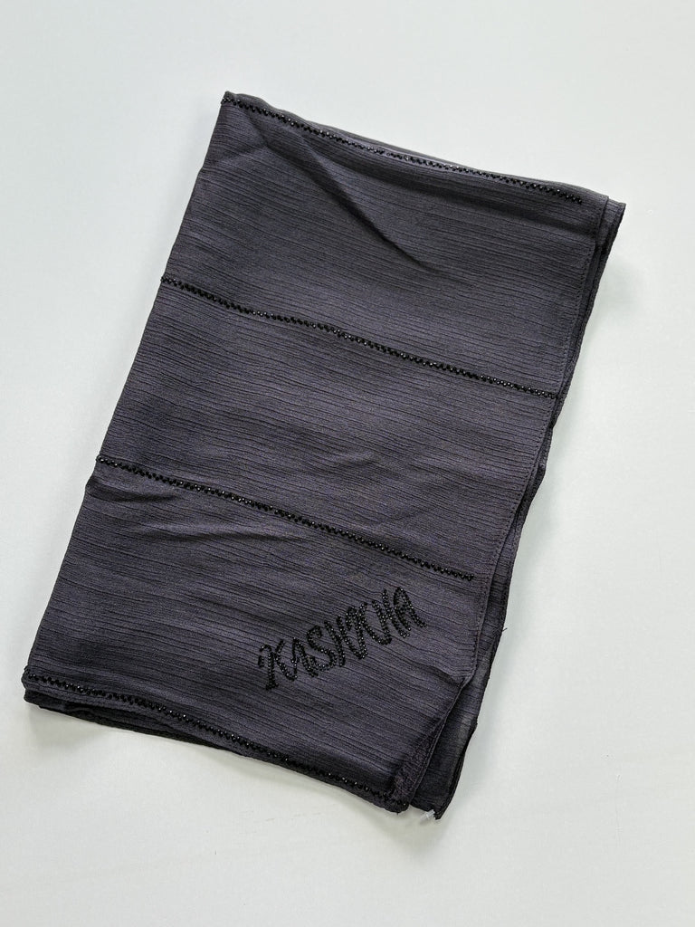 Kashkha shimmer  chiffon Long Hijab