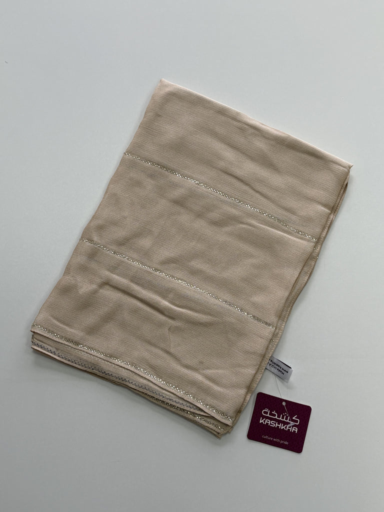 Kashkha shimmer  chiffon Long Hijab