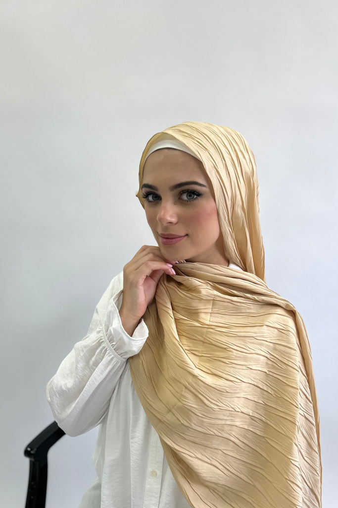 Premium Burden Creased Soft Long  hijab