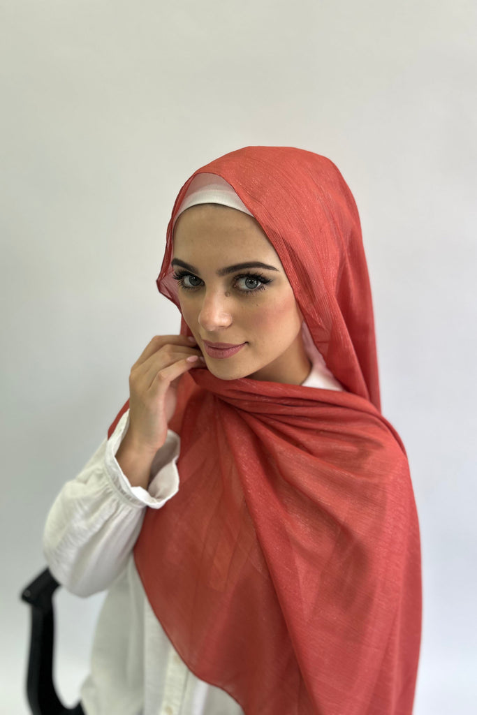 Fine Line Glitter Chiffon  Hijab