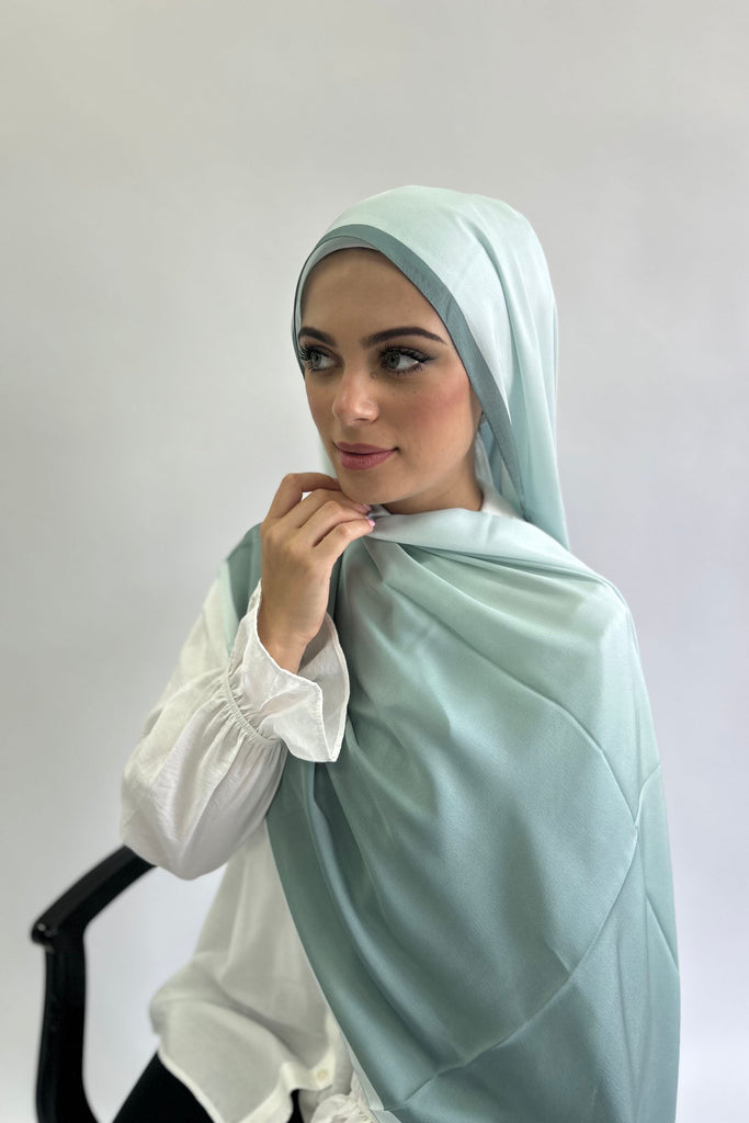 Premium Karaca Ombre Satin  Long Hijab