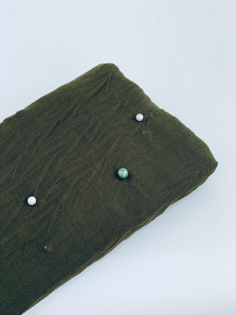 Pearl Embellished Viscose Hijab