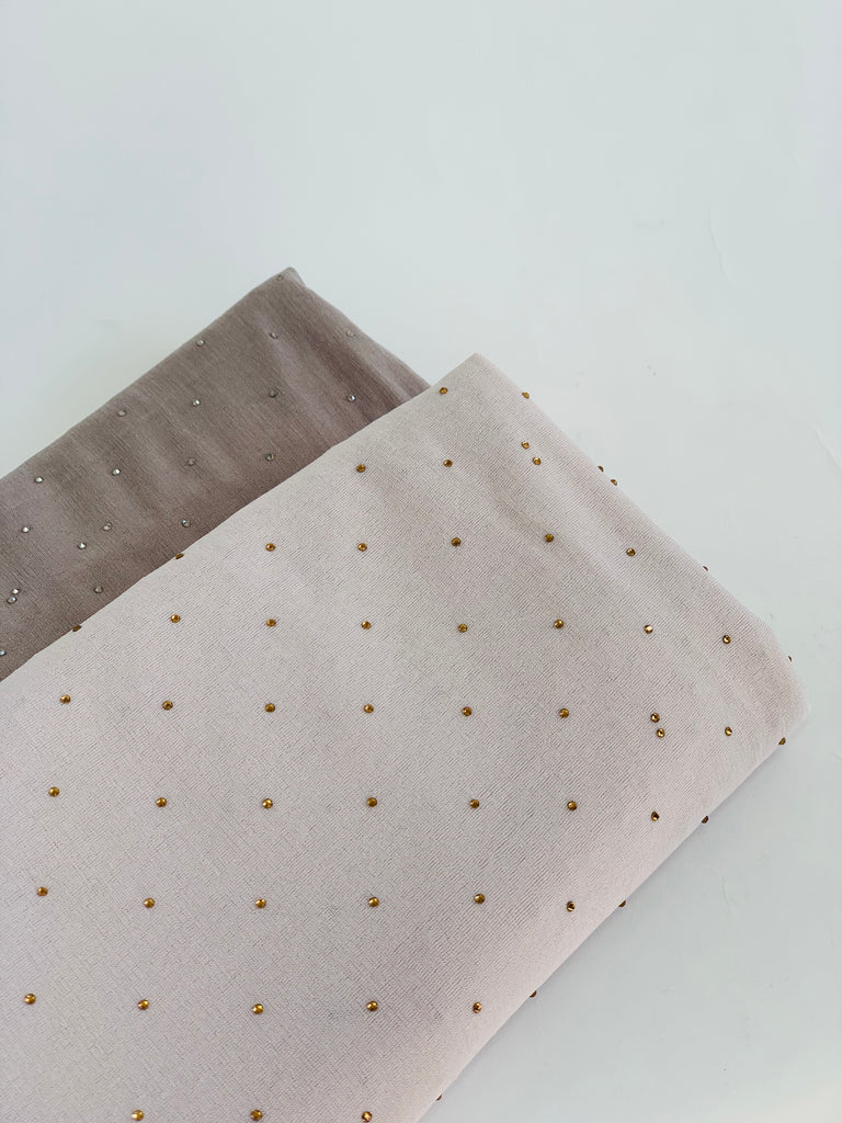 Sharif Spotted Diamante Cashmere Feel Hijab