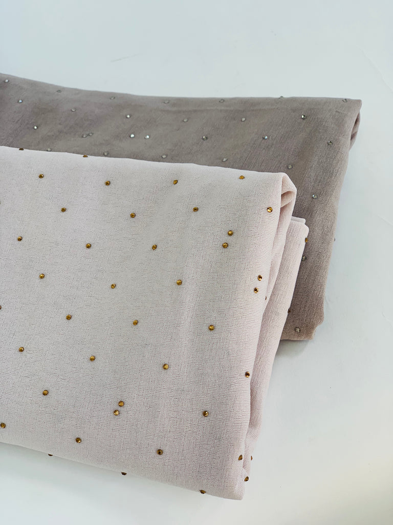 Sharif Spotted Diamante Cashmere Feel Hijab