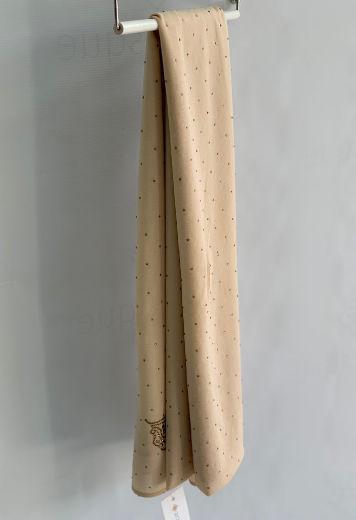 Sharif Spotted Diamante Cashmere Feel Hijab