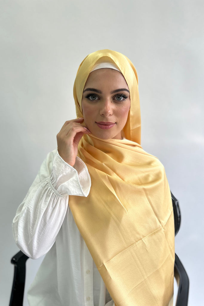 Premium Plain Silk Chiffon Hijab