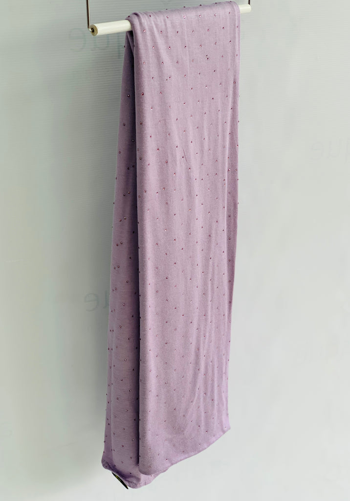 Spotted Diamante Cotton Feel Jersey Hijab