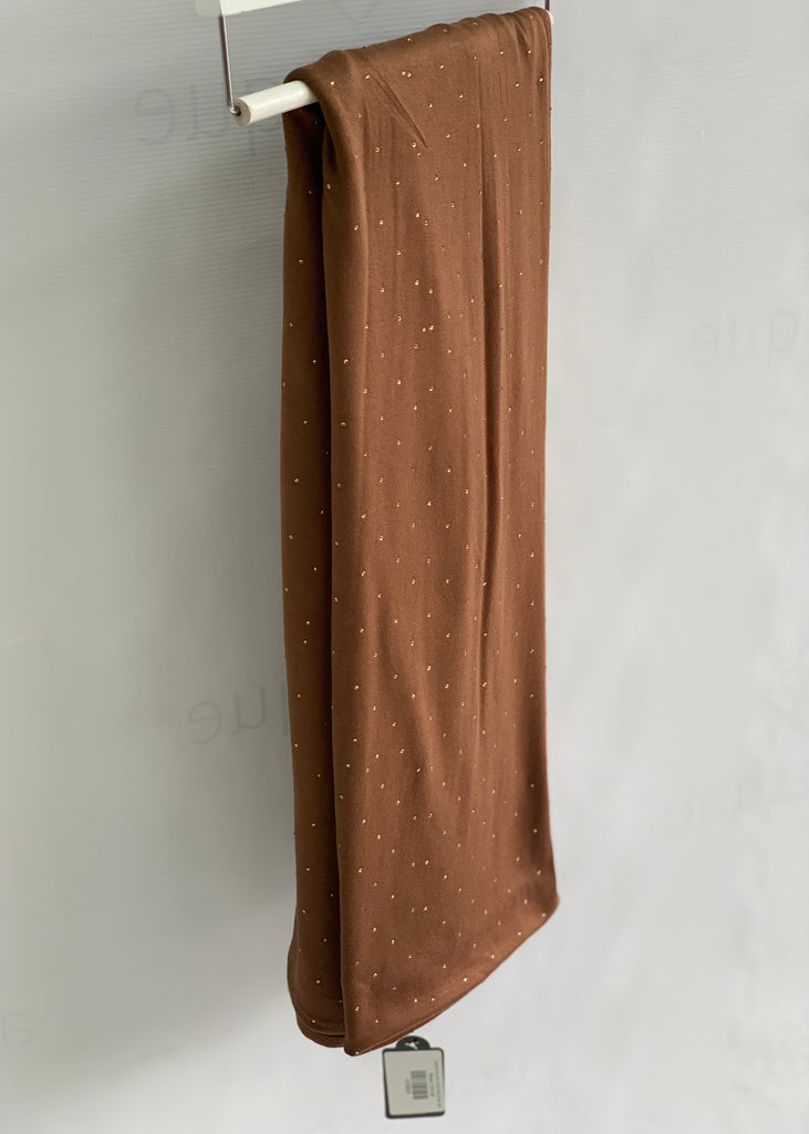 Spotted Diamante Cotton Feel Jersey Hijab