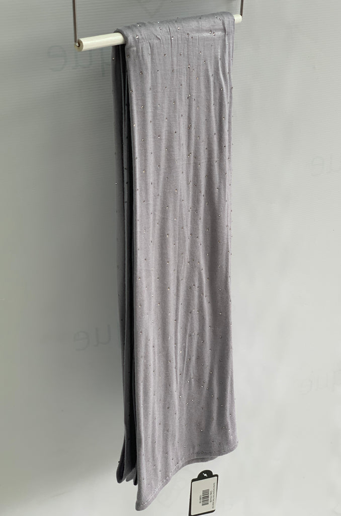 Spotted Diamante Cotton Feel Jersey Hijab