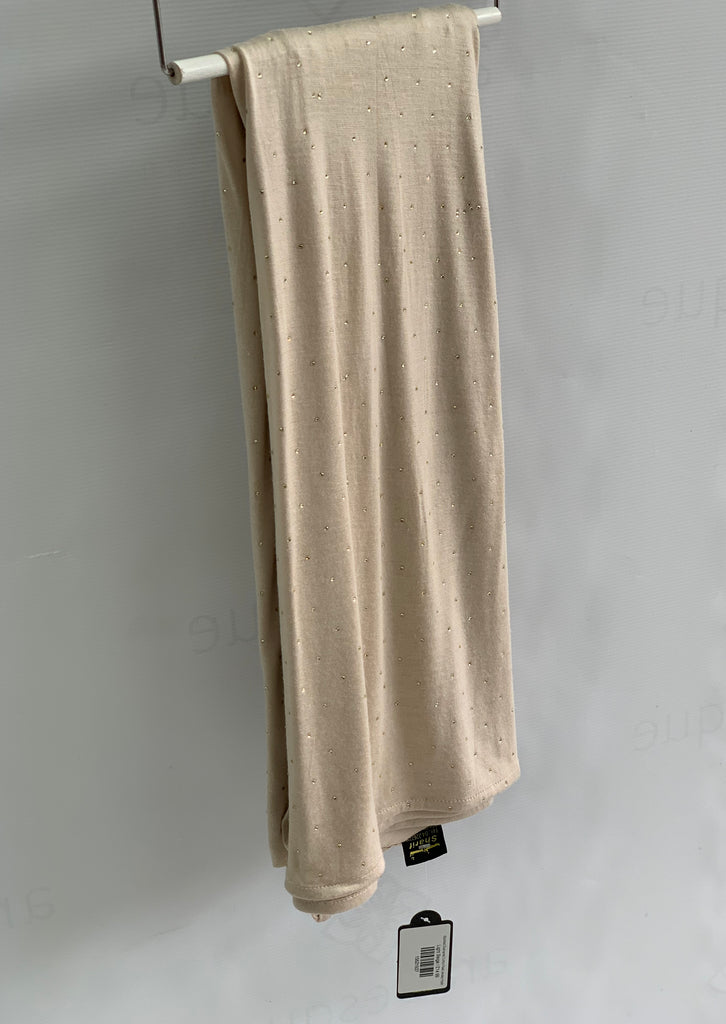 Spotted Diamante Cotton Feel Jersey Hijab