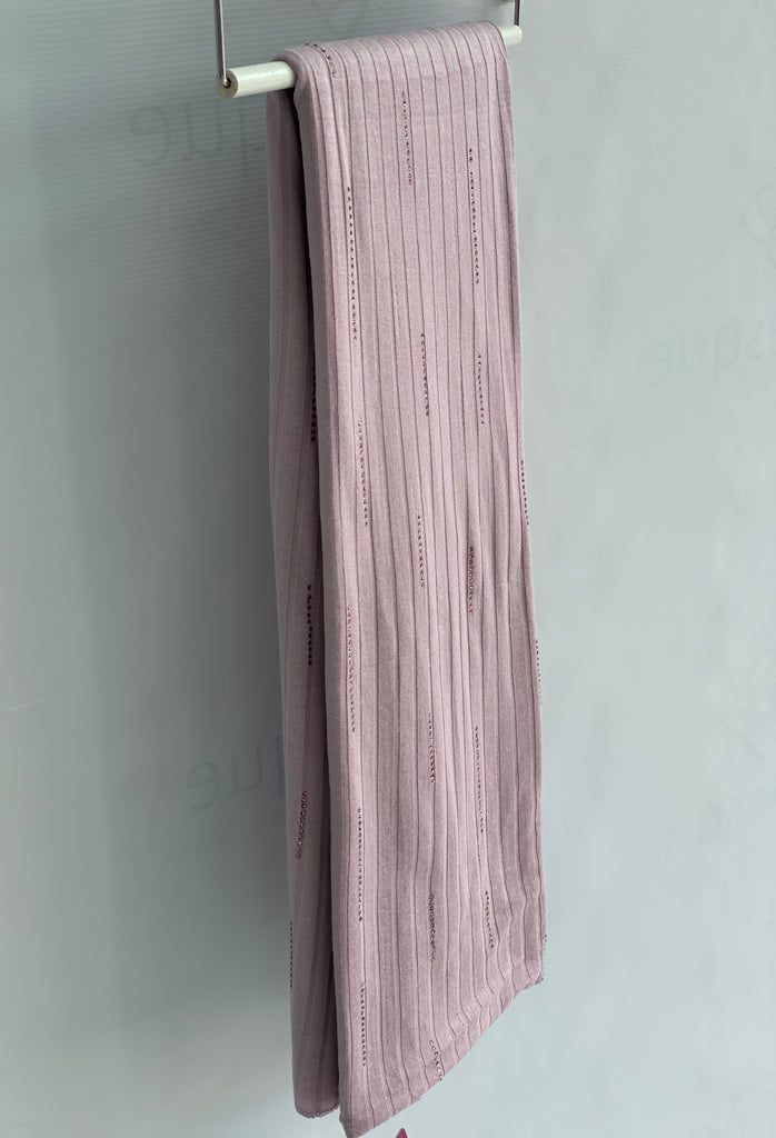 Kashkha Ribbed Stone work Jersey  Hijab