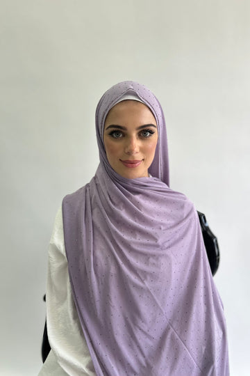 Spotted Diamante Cashmere Feel Hijab