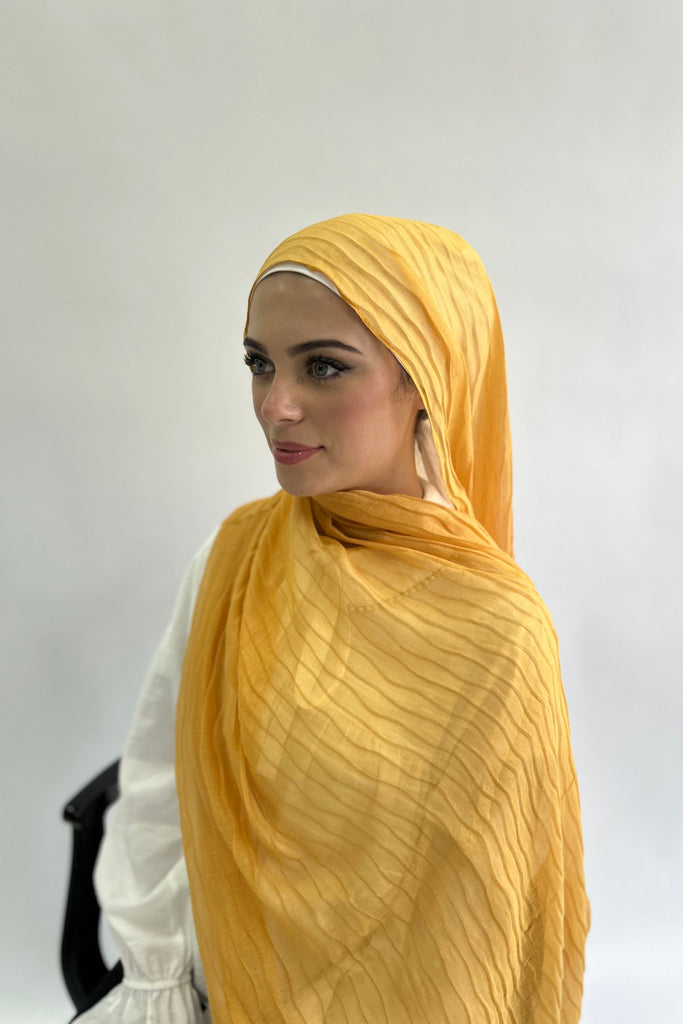 Ruffled Viscose Hijab