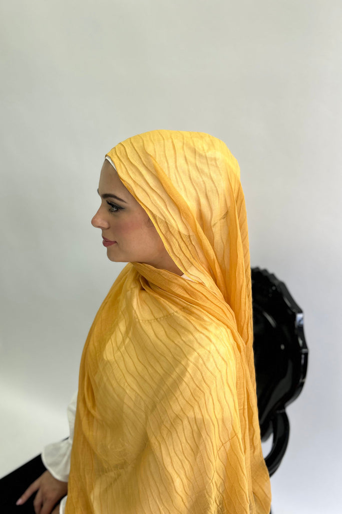 Ruffled Viscose Hijab