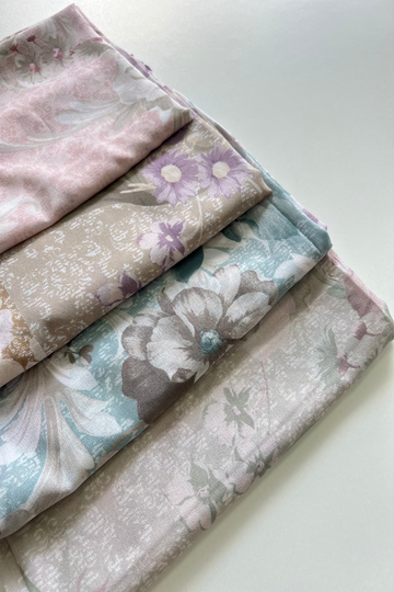 Premium Karaca Vintage Garden 110cm Crepe Square Hijab