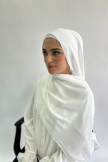 Plain Chiffon/Silk Blend Hijab