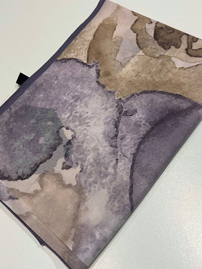 Premium Karaca Tie Dye Flower 120cm Crepe Square Hijab