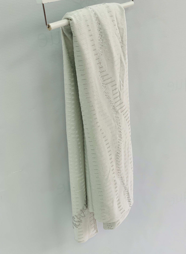 All-in-one Stripe Diamante Work Jersey Kashkha hijab