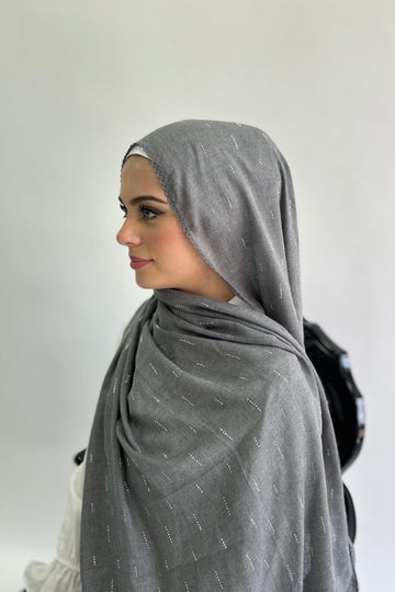 Diamante Cashmere Long Hijab